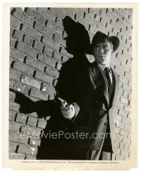 1m338 KILLERS 8x10 still '46 cool moody close up of Edmond O'Brien pointing gun in alley!