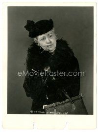 1m343 LADY & THE MOB 8x11 key book still '39 great close up of Fay Bainter wearing feather boa!