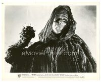 1m432 MASK 8x10 still '61 great close up of wacky monster with knives in fist!