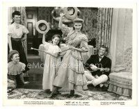 1m433 MEET ME IN ST. LOUIS 8x10 still '44 Judy Garland dancing with cute Margaret O'Brien!