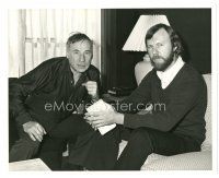 1m436 MEL BROOKS 8x10 still '60s the director with film critic Eric Gerber in Houston by Aronow!