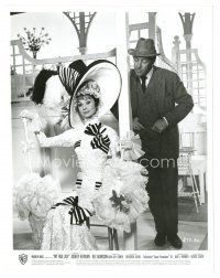 1m463 MY FAIR LADY 8x10 still '64 Rex Harrison admiring Audrey Hepburn's race dress!