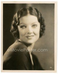 1m466 MYRNA LOY 8x10 still '20s super young smiling head & shoulders portrait of the sexy star!