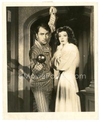 1m482 NIGHT TO REMEMBER 8x10 still '42 Loretta Young & fencing Brian Aherne by M.B. Paul!