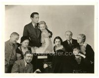 1m511 PARTY WIRE 8x10 still '35 Jean Arthur, Victor Jory & townspeople by phone operator!