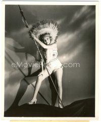 1m515 PAT CLARK 8x10 still '48 starlet in Indian garb for Adventures of Don Juan by Waxman!