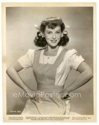 1m518 PAULETTE GODDARD 8x10 still '43 sexy c/u with her hands on her hips from Standing Room Only!