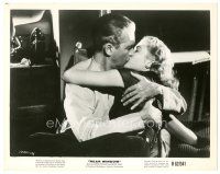 1m558 REAR WINDOW 8x10 still R62 best close up of James Stewart kissing Grace Kelly, Hitchcock