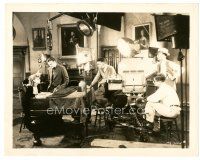 1m570 ROMANCE candid 8x10 still '30 Clarence Brown directs Greta Garbo on set with camera & lights!