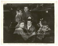 1m582 SABOTEUR 8x10 still '42 Cummings & Lane on train with sideshow freaks, Hitchcock!