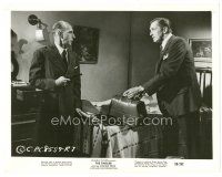 1m676 TINGLER 8x10 still '59 close up of Philip Coolidge holding gun on Vincent Price with bag!