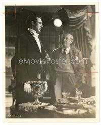 1m684 TOAST OF NEW YORK candid 8x10 still '37 Rowland Lee looks at Cary Grant with approval!