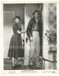 1m698 TROUBLE WITH HARRY 8x10 still '55 full-length Shirley MacLaine & Royal Dano, Hitchcock!