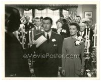 1m707 UNDERCURRENT 8x10 still '46 close up of Katharine Hepburn & Robert Taylor at their wedding!