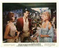 1m394 LOVE HAS MANY FACES color 8x10 still '65 O'Brian between sexy Lana Turner & Stefanie Powers!