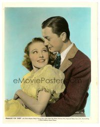1m504 PARADISE FOR THREE color 8x10 still '38 romantic c/u of Robert Young & pretty Florence Rice!