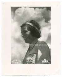 1p002 OLYMPIAD German 9.5x11.75 still '38 close smiling portrait of director Leni Riefenstahl!