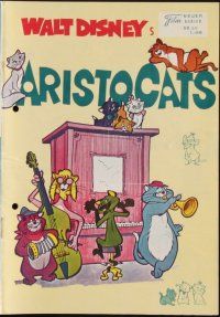 1p532 ARISTOCATS Austrian program '71 Disney feline jazz musical cartoon, different images!