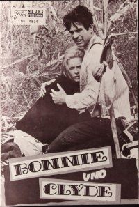 1p549 BONNIE & CLYDE Austrian program '68 different images of Warren Beatty & Faye Dunaway!