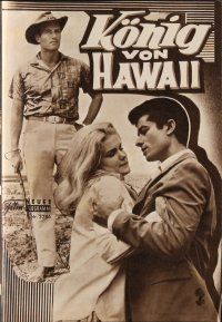 1p572 DIAMOND HEAD Austrian program '63 Charlton Heston & Yvette Mimieux in Hawaii, different!