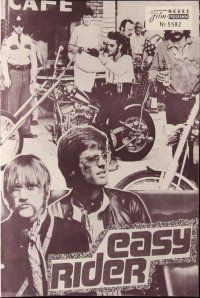 1p577 EASY RIDER Austrian program '70 Peter Fonda, Dennis Hopper biker classic, different images!