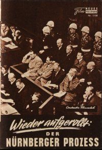 1p582 EXECUTIONERS Austrian program '59 WWII death camps, Nuremberg trials, different images!