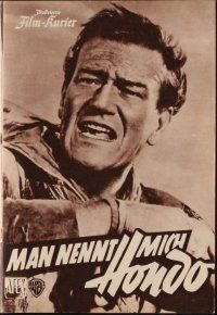 1p610 HONDO Austrian program '54 many great different images of cowboy John Wayne!