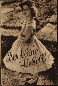 1p127 LITTLEST REBEL Austrian program '36 different images of cute Shirley Temple & Jack Holt!