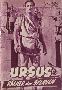 1p645 MIGHTY URSUS Austrian program '62 different images of strongest man Ed Fury & Moira Orfei!