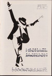 1p647 MOONWALKER Austrian program '89 different images of pop music legend Michael Jackson!
