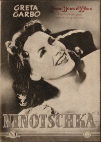1p653 NINOTCHKA Austrian program '48 Greta Garbo, Melvyn Douglas, Ernst Lubitsch. different images