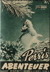 1p663 PERRI Austrian program '58 Disney's True Life Fantasy, different images of cute squirrel!