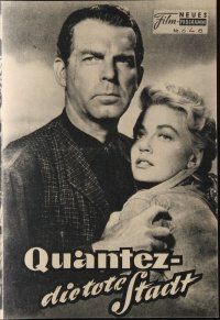 1p669 QUANTEZ Austrian program '57 different images of Fred MacMurray & sexy Dorothy Malone!