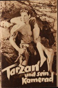 1p143 TARZAN & HIS MATE Austrian program '35 Johnny Weissmuller & Maureen O'Sullivan, different!