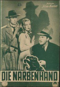 1p715 THIS GUN FOR HIRE Austrian program '52 different images of Alan Ladd & sexy Veronica Lake!