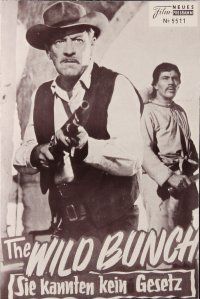 1p728 WILD BUNCH Austrian program '69 Sam Peckinpah classic, William Holden, different images!