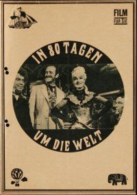 1p166 AROUND THE WORLD IN 80 DAYS German program '66 great different images of all-stars!