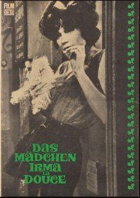 1p747 IRMA LA DOUCE East German program '72 Shirley MacLaine, Jack Lemmon, Billy Wilder, different