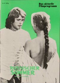 1p149 1 RUSSIAN SUMMER German program '73 different images of Oliver Reed & sexy Claudia Cardinale