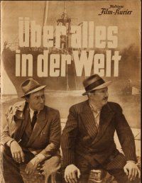 1p024 ABOVE ALL IN THE WORLD 8-page German program '41 Karl Ritter's Uber alles in der Welt, WWII!