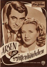 1p167 ARSENIC & OLD LACE German program R57 Cary Grant, Priscilla Lane, Frank Capra, different!
