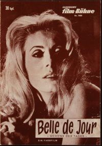 1p176 BELLE DE JOUR German program '67 Luis Bunuel, different images of sexy Catherine Deneuve!