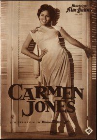 1p205 CARMEN JONES German program '56 sexy Dorothy Dandridge & Harry Belafonte, different!