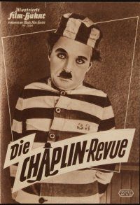 1p207 CHAPLIN REVUE German program '60 Charlie comedy compilation, great different images!