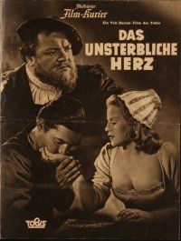 1p033 DAS UNSTERBLICHE HERZ German program '39 Veit Harlan's The Immortal Heart, forbidden!