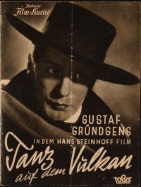 1p087 DER TANZ AUF DEM VULKAN German program '38 historical romance made in Nazi Germany!