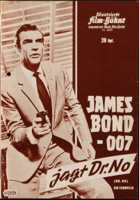 1p240 DR. NO German program '63 different images of Sean Connery as James Bond & Ursula Andress!