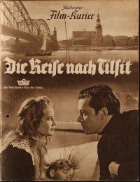 1p089 EXCURSION TO TILSIT German program '39 Nazi remake of Murnau's classic Sunrise!