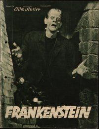 1p090 FRANKENSTEIN German program '32 great different images of Boris Karloff as the monster!
