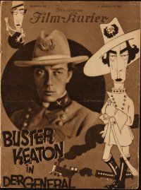 1p091 GENERAL German program '27 wonderful Hap Hadley art & different photos of Buster Keaton!